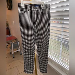 Talbots gingham pants petite size 0